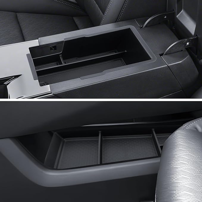 2 Layer for Chevy Equinox Center Console Organizer Chevrolet Equinox 2025 2026 (LT/ACTIV/RS) Accessories Armrest Tray Middle Storage Box Insert Container Durable ABS Plastic