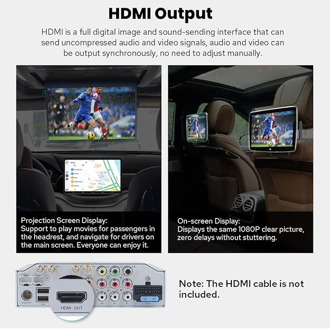 JOYING Car Stereo 13.3 Inch Single Din Touchscreen Radio with CarPlay & Android Auto, Manual Rotated Android 13 Head Unit with AM/FM Radio, Bluetooth 5.0, Mirror Link(JY-UTS13N8-MR)