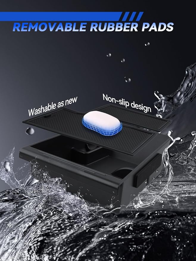 for Mazda MX-5 Center Console Organizer 2006-2014 Mazda MX-5 Miata NC Accessories Armrest Tray Middle Storage Box Insert Container Durable ABS Plastic