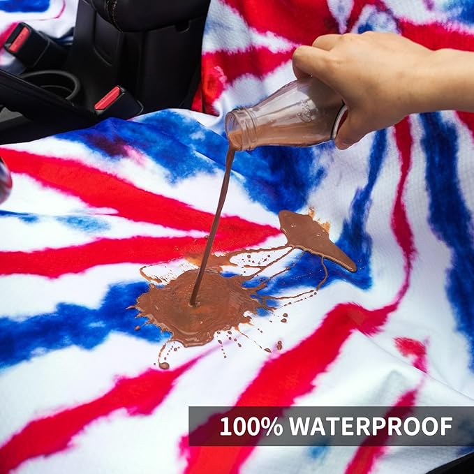 Automotive Waterproof Seat Covers for Cars - Machine Washable Car Seats Protectors Universal Fit for Vechicles Honda Tesla Ford Toyota - Sweatproof Auto Seats Pad Great for Beach Swimming Surfing