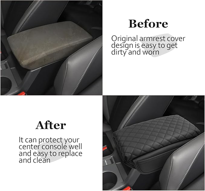 SKTU 2024 2025 2026 Crosstrek Center Console Cover for 2024 2025 2026 Subaru Crosstrek/Subaru Impreza Armrest Cover Subaru Crosstrek 2024 2025 2026 Accessories Center Console Soft Cushion With Pockets