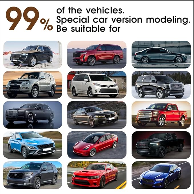 Luxury car Floor mats are for 99% of Vehicle Models,All Weather car Floor mats Provide Comprehensive Protection for Vehicles,Floor mats for car Personalized Customization! (Black=)