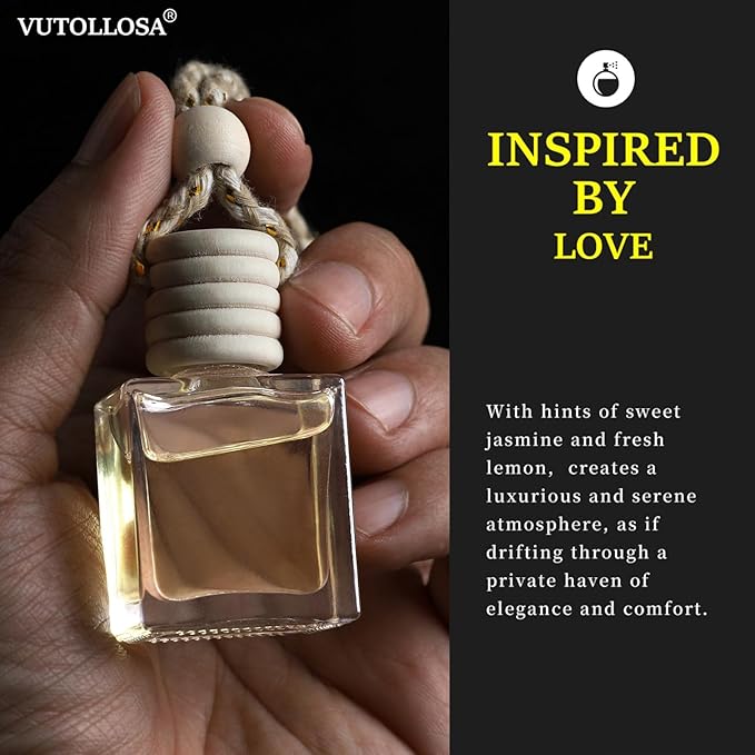 2- Pack Hotel Romance Car Air Freshener Hanging Long Lasting Scent Essential Oil Diffuser Car Perfume Inspired Fragrances for Men and Women by VUTOLLOSA