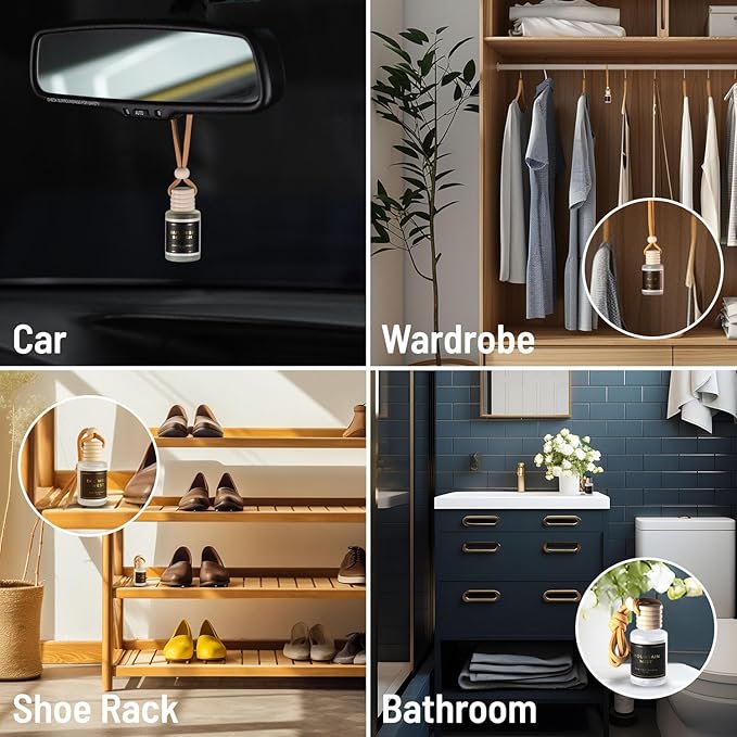 M.A.N Car Hanging Diffuser, Your Car will Smell Like the Sexiest Man Alive! - 12ml, Hanging Air Freshener for Automobile and Home - Lasts up to 60 days - Luxury Perfume | A+ Scents