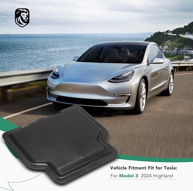 YHTAUTO Armrest Hidden Storage Box Fit 2024 2025 Tesla Model 3 Highland, Center Console Organizer Tray Compartment Storage w/One-Touch Open Refreshed Interior Accessories 1PC