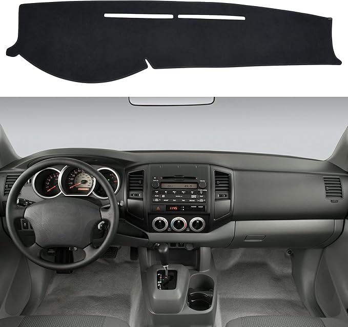 SPEEDWOW Dashboard Dash Board Cover Mat Carpet Compatible with Toyota Tacoma 2005-2015