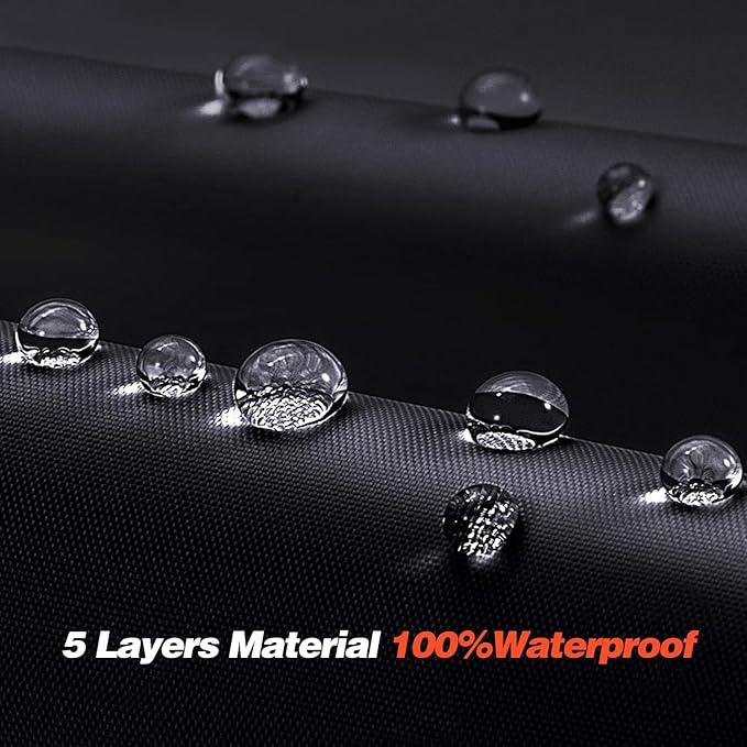 Dodge Challenger Hellcat Car Cover 100% Waterproof All Weather, Gift with Towel, 10 Layers Car Cover Custom Fit 2008-2025 Dodge Challenger, Full Exterior Cover Rain Sun UV Protector.