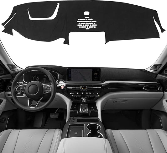 ZZEQYG Dash Cover Mat for Acura MDX 2025-2026 Accessories Dashboard Cover Flannel Dashboard Cover Mat Glare UV Rays Protector