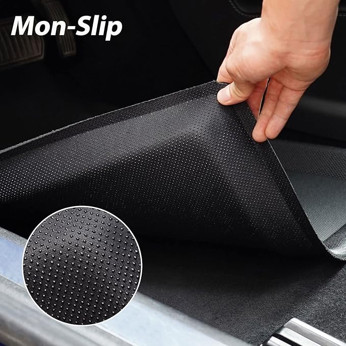 TAPTES for Tesla Model S Floor Mats 2019 2018 2017 2016 2015, Premium All Weather Anti-Slip Waterproof Floor Liners Car Interior Accessories - Compatible for Model S 2015-2019 (3 Pieces/Set)