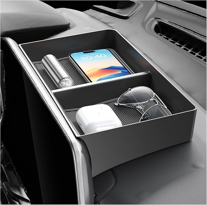 SXCY for 2024 2025 Chevrolet Trax Center Console Organizer for Chevy Trax 2025 Accessories Dashboard Tray for Trax 2024 2025 Accessories 2025 Trax Screen Back Organizer