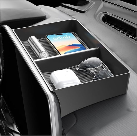 SXCY for 2024 2025 Chevrolet Trax Center Console Organizer for Chevy Trax 2025 Accessories Dashboard Tray for Trax 2024 2025 Accessories 2025 Trax Screen Back Organizer