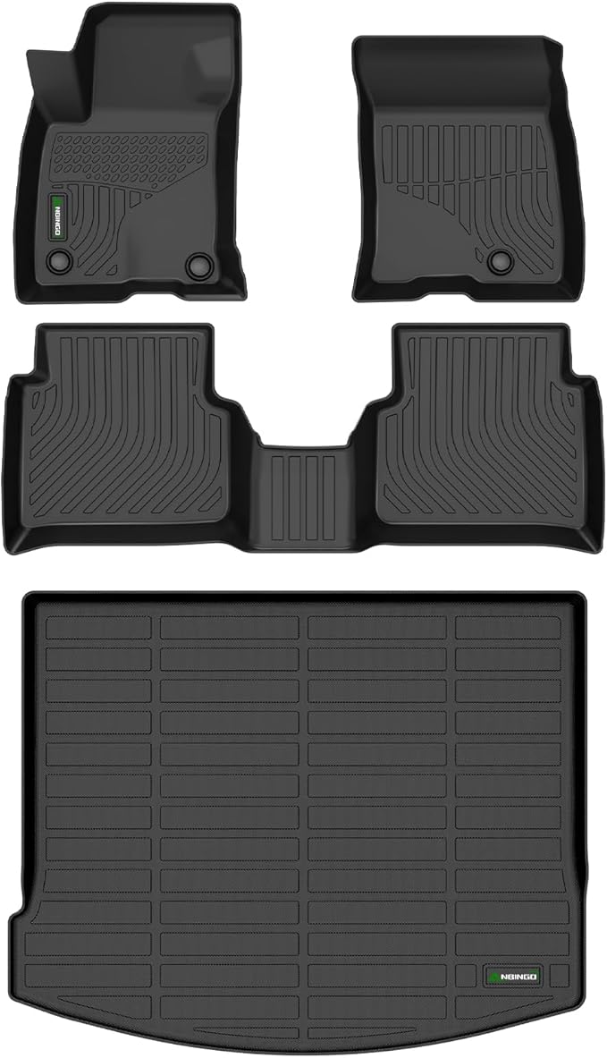 ANBINGO® Floor Mats Fit for Lincoln Corsair 2020-2025(NO PHEV)&Cargo Liner All Weather Mat for Lincoln Corsair TPE Car Matt Rugs for Lincoln Corsair Rubber Trunk Carpet for Corsair Accessories