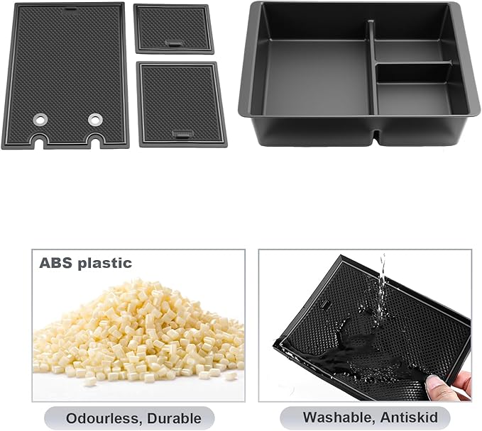 SKTU for 2025 2026 Nissan Armada Accessories Center Console Organizer for 2025 2026 Nissan Armada (SV/SL/Platinum/Pro-4X/Platinum Reserve) Console Tray Armada Middle Console Tray Durable