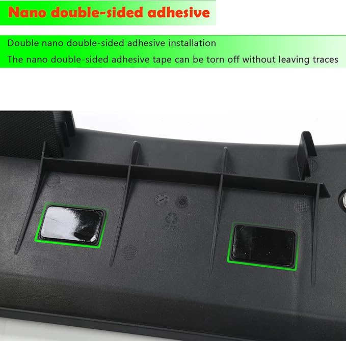 yhcdsea for 2017-2023 Tesla Model 3 and 2020-2024 Tesla Model Y Center Console Organizer Behind Screen Storage Box Dashboard Hidden Tray Interior Accessories(2017-2023 M3/2020-2024 My)