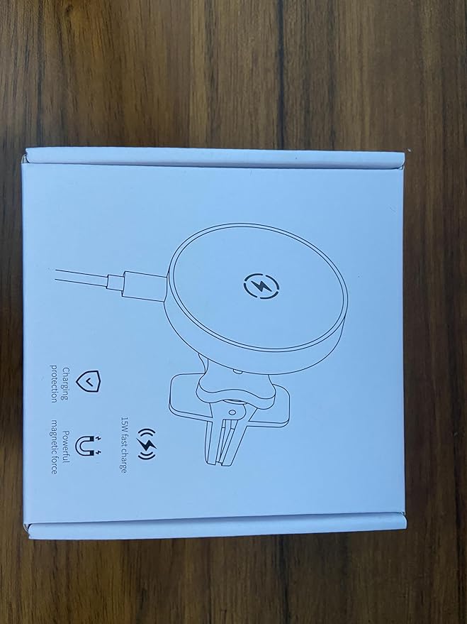 OHLPRO for Magsafe Car Mount, Super Strong Magnetic Wireless Car Charger Compatible with iPhone 17 Pro max,17/16/15/14/13 Series, [with QC 3.0 Adapter] Dashboard Car Phone Holder