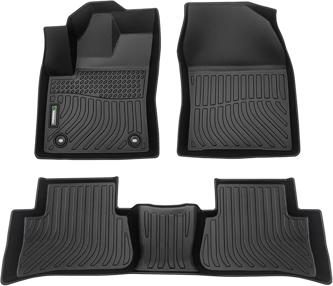 ANBINGO®Fit for Toyota C-HR Floor Mats 2018-2024 All Weather Floor Mats for Toyota CHR TPE Car Mat Rugs for C-HR Rubber Carpet Floor Liners for CHR Accessories Black