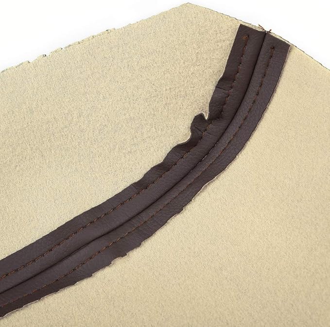 PIT66 Armrest Lid Cover, Compatible with Ford F150 Platinum Edition Crew-Cab, 3.5L, 5.0L, 6.2L 2009-2012 Center Console Armrest Top Lid Leather