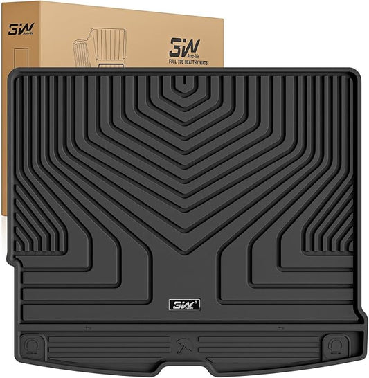 3W Cargo Liner Fit Volvo XC60 2018-2024 2025 2026 TPE All Weather Custom Fit Volvo XC60 Tunk Mat Accessories Black