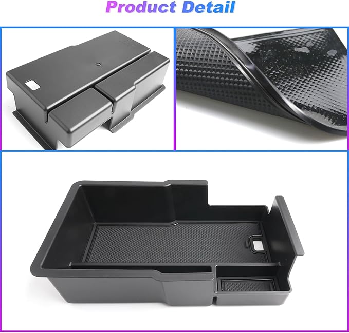 SXCY for 2025 Equinox Center Console Organizer [Not for Equinox EV] for Chevrolet Equinox 2025 Accessories Armrest Console Tray for 2025 Equinox Console Organizer Armrest Storage Box