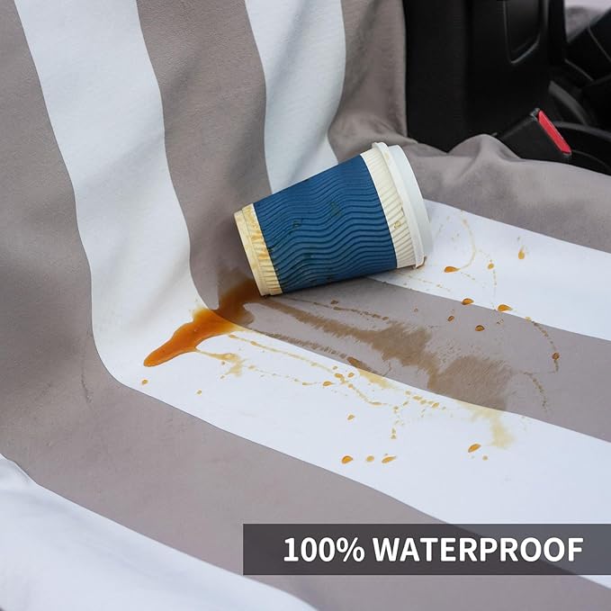 Universal Waterproof Car Seat Covers- Auto Cars Seat Cushion for Sedan SUV Truck Front Seats - Anti Slip Bucket Seats Protector Suit for Athletic Workouts Swimming Running Boxing Yoga Biking