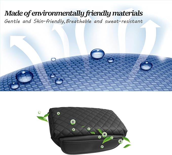 SKTU 2024 2025 2026 Crosstrek Center Console Cover for 2024 2025 2026 Subaru Crosstrek/Subaru Impreza Armrest Cover Subaru Crosstrek 2024 2025 2026 Accessories Center Console Soft Cushion With Pockets