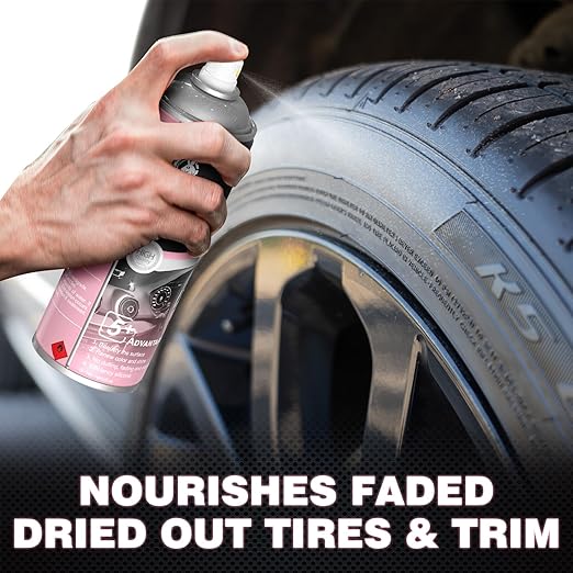 Polishing Cleaner, Car Interior Cleaner Spray - Repels Dust & Staining, Restores & Protects Plastic, Vinyl, Leather Seats - UV Guard, Anti-Aging, 15 Fl Oz Interior Detailer with Iron Can(2 x 15oz)