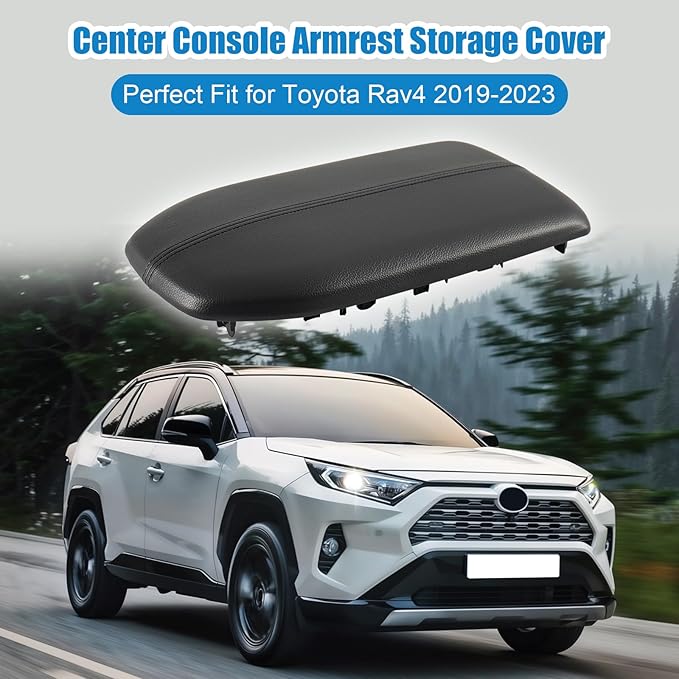 Armrest Cover Center Console Lid for Toyota Rav4 2019-2023, Replace 58920-42010-C0