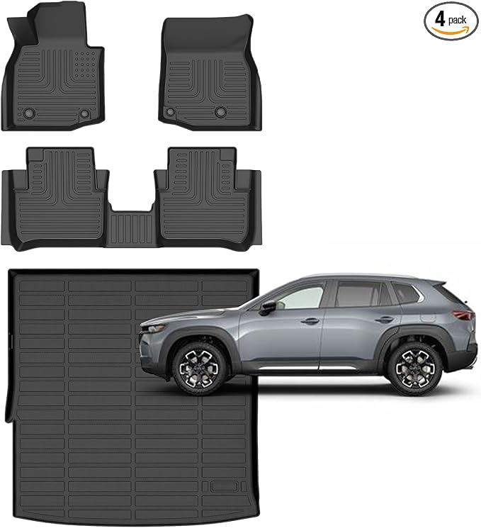 for Mazda CX50/CX-50 Hybrid Floor Mats 2025 Car Mats for Mazda CX50 Hybrid Accessories All Weather Floor Mats Cargo Liner 2025