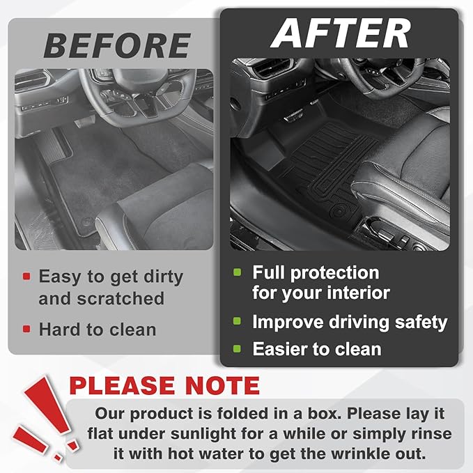 TripleAliners All-Weather Mats Compatible with 2025 2024 Dodge Charger EV Accessories Floor Liners Trunk Cover Custom Fit TPE Heavy-Duty Liners (Floor Mats)