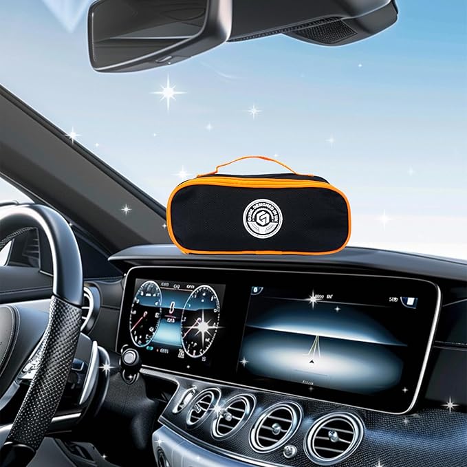 8PCS Car Interior Detailing Kit, Dash Duster for Car Interior Detail Brush with Car Cleaning Gel Automotive Detailing Supplies Kit for Auto, Truck, SUV, RV - Car Gifts for Women