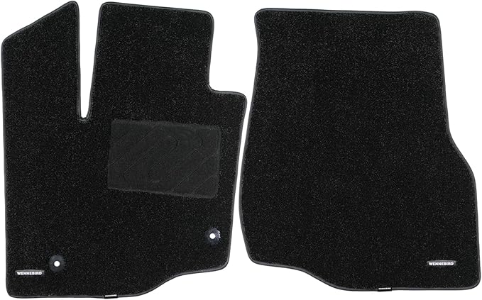 WENNEBIRD Superior Carpet Front Row Floor Mats for 2015-2025 Ford F-150, 0.5-Inch Ultra-Thick, Noise-Reducing, All-Weather Waterproof Anti-Slip – 2-Pc Set