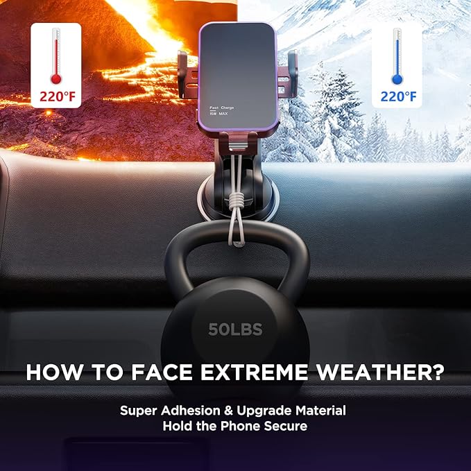 Wireless Car Charger,【7 Colored RGB Backlit】Mosurr 15W Auto Clamping Car Charger Phone Mount Holder fit for iPhone 15 14 13 12 Mini Pro Max 11 XR XS, Samsung Galaxy S24 Ultra S23 S22 S21+ Note 20, etc