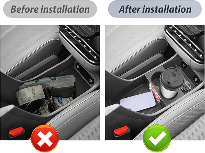 SKTU for 2025 2026 Hyundai Ioniq 5 Center Console Organizer for 2025 2026 Hyundai Ioniq 5 Lower Console Tray 2025+ Ioniq 5 Under Console Organizer 2025 2026 Ioniq 5 Accessories (Not fit Ioniq 5 N)