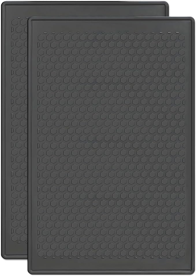 Anti Slip Sticky Pad for Car Dashboard, Non-slip Dash Adhesive Gel Mat 7.9x5.1 Inch for Phones Radar Detector Sunglasses Keys GPS Coins Electronic Devices (2 Pack)