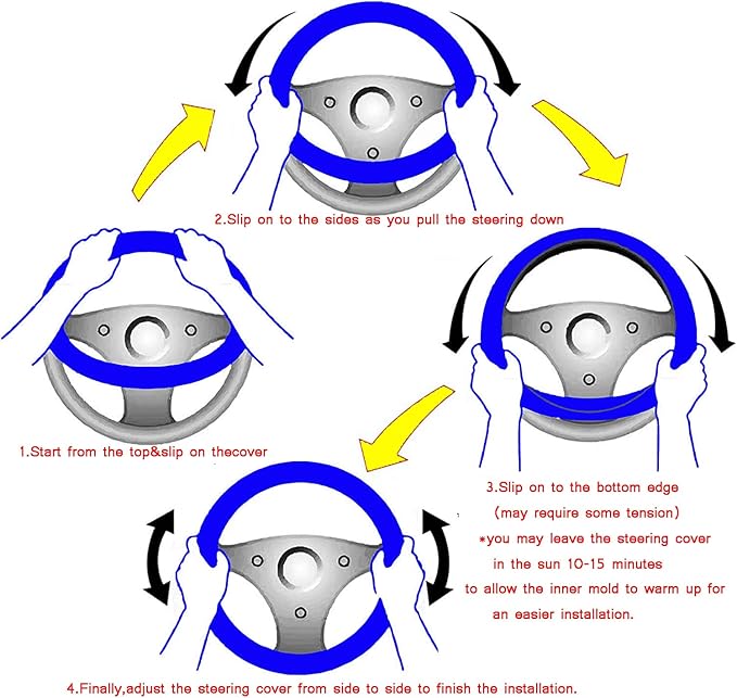 Steering Wheel Cover Leopard Print Steering Wheel Cover Car Accessories Universal 15 Inch Neoprene Auto Interior Decor Anti Slip Sweat Absorption Car Protector for Women Girls Adults