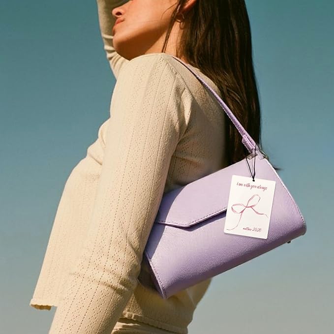 Coquette Pink Bow Christian Bible Verse Air Freshener for Car, Cute Girly Air Freshener Hanging 3 Pcs for Cars Closet Drawer or Books, Cute Preppy Christian Car Mirror Decor for Women