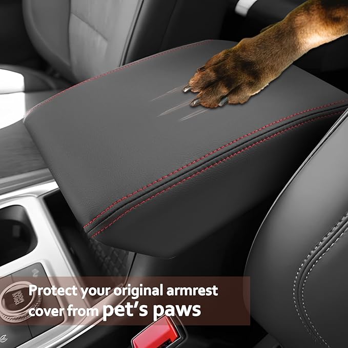 SKTU 2024 2025 2026 Explorer Accessories Center Console Cover for 2020-2025 2026 Ford Explorer Armrest Cover Ford Explorer 2024 2025 2026 Accessories 2024 2025 2026 Explorer Center Console Cushion