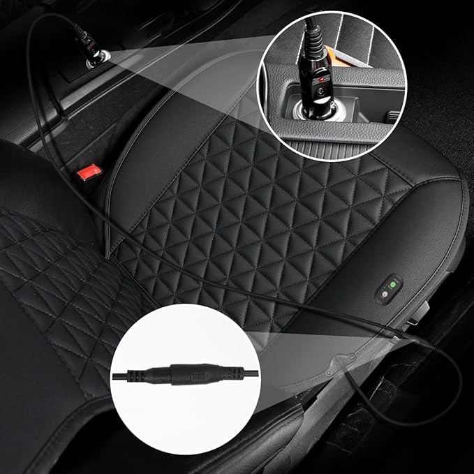 Universal Seat Cushion, Comfortable Seat Cover with Full Back Support in Winter (X-Large)