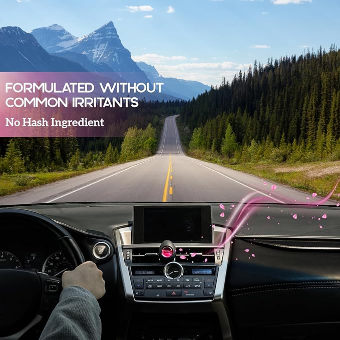 Air Jungles Car Air Freshener Vent Clip 3 Count, Honey Peach Scent, 4 ml Each, Long-Lasting Car Odor Eliminator, Easy Clip-On Design, Up to 90 Days Freshness for Cars, Trucks, and SUVs