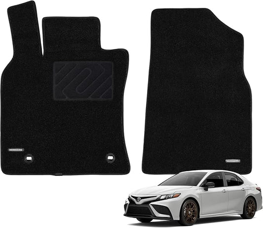 WENNEBIRD Superior Carpet Front Row Floor Mats for 2018-2024 Toyota Camry, 0.5-Inch Ultra-Thick, Noise-Reducing, All-Weather Waterproof Anti-Slip – 2-Pc Set