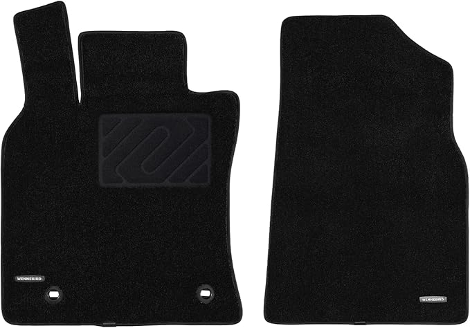 WENNEBIRD Superior Carpet Front Row Floor Mats for 2018-2024 Toyota Camry, 0.5-Inch Ultra-Thick, Noise-Reducing, All-Weather Waterproof Anti-Slip – 2-Pc Set