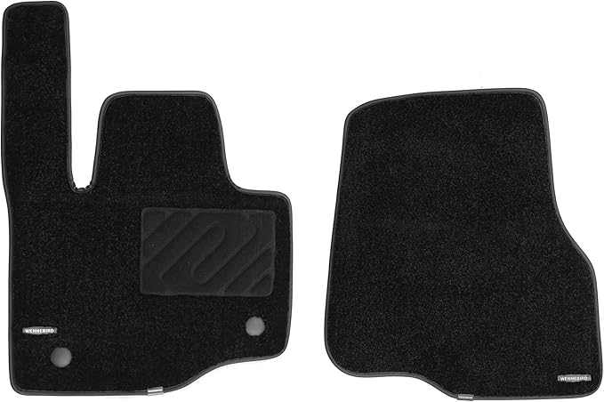 WENNEBIRD Superior Carpet Front Row Floor Mats for 2018-2024 Ford Expedition/Expedition MAX, 0.6-Inch Ultra-Thick, Noise-Reducing, All-Weather Waterproof Anti-Slip – 2-Pc Set