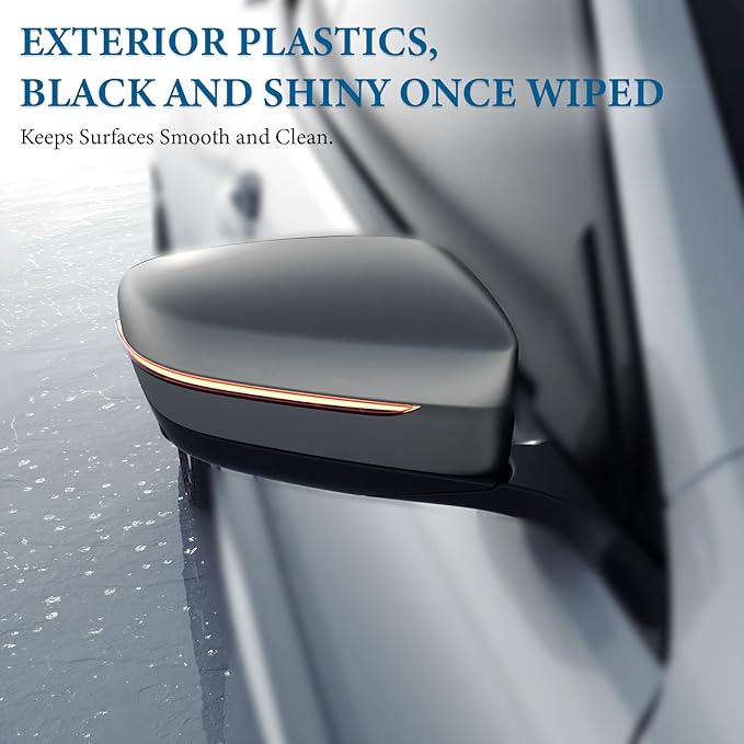 240ML Plastic Restorer for Cars, Car Plastic Restorer, Black Trim Restorer, Restores Faded Plastic, Plastic Restorer for Car Exterior & Interior