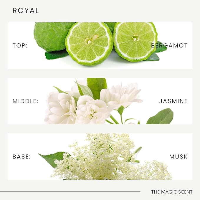 The Magic Scent Royal Hotel Diffuser Oil - Cold-Air & Ultrasonic Scented Oils for Diffuser Inspired by The Ritz Hotel, London - Essential Oils for Diffusers Aromatherapy (500 ml)