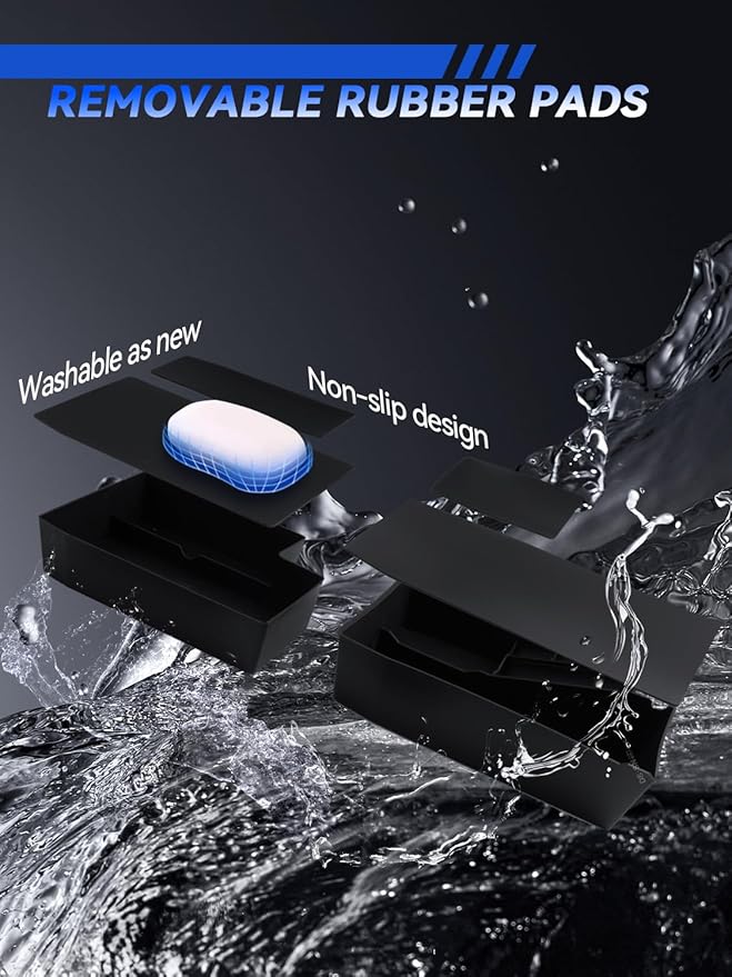 for Outback 2pcs Center Console Organizer Subaru Outback & Legacy 2021-2024 2025 Accessories Armrest Tray Middle Storage Box Insert Container Durable ABS Plastic (Upper & Lower 2 Packs Black)