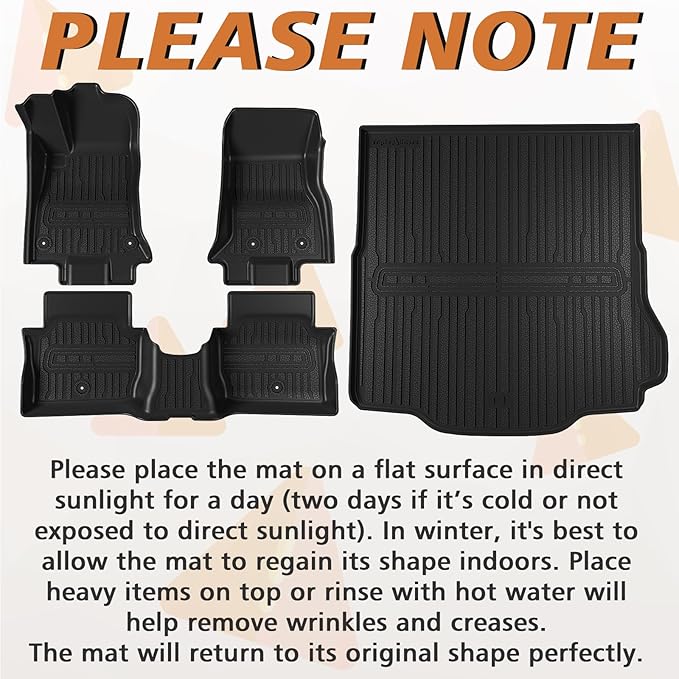 TripleAliners All-Weather Mats Compatible with 2025 2024 Dodge Charger EV Accessories Floor Liners Trunk Cover Custom Fit TPE Heavy-Duty Liners (Floor & Trunk Mats)