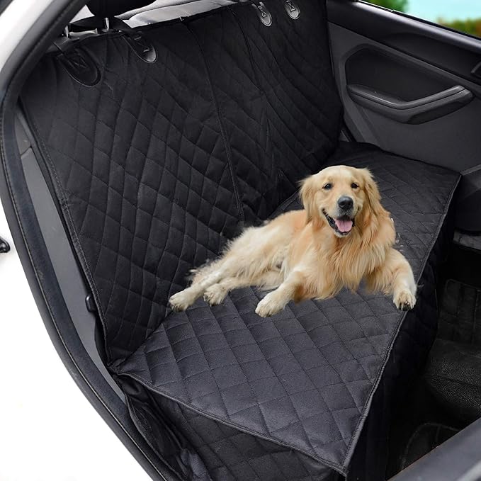 Dog Car Seat Cover for Back Seat Pet Cover for Dogs Waterproof Car Seat Protector Scratchproof Nonslip Durable Car Seat Cover for SUV,Truck &Cars Universal Size