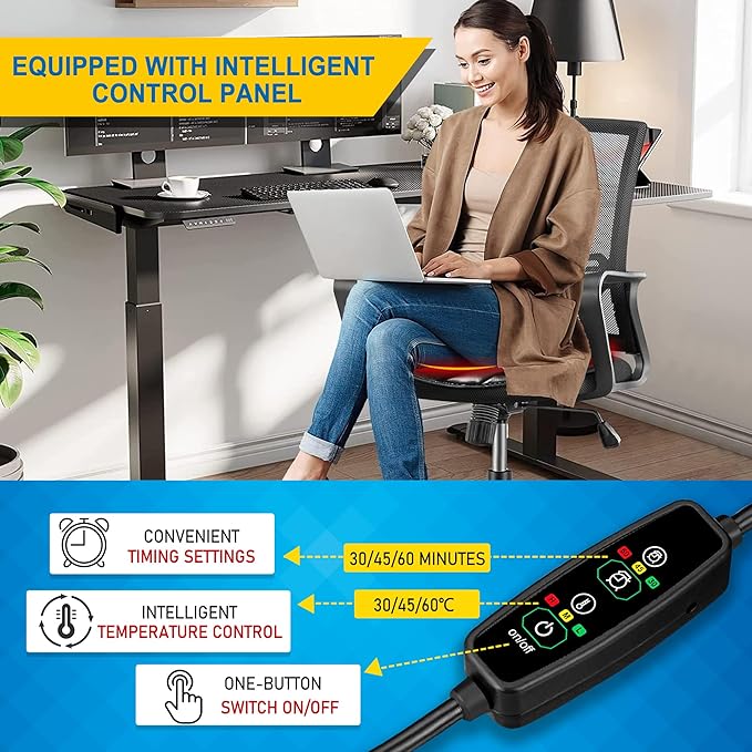 Winter Seat Cushion, Leather Front Car Seat Cover Soft Plush Office Chair Cushion Non-Slip Universal Seat Cushion for Truck Car SUV Office Chair (Warm, Leather)