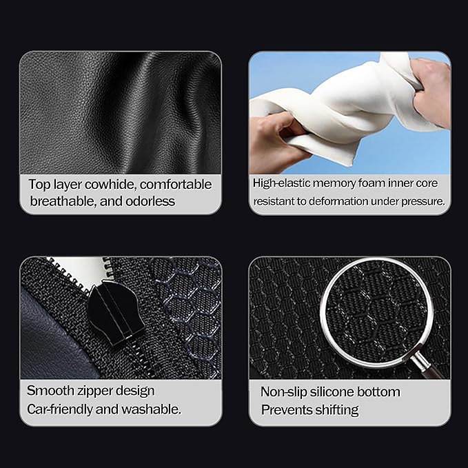 Truck Center Console Cover/pad Genuine Leather,Universal large Armrest mat, Adjust driving posture Cushion,Real cowhide,keep driving safety,f150 sierra titan silverdo tundra