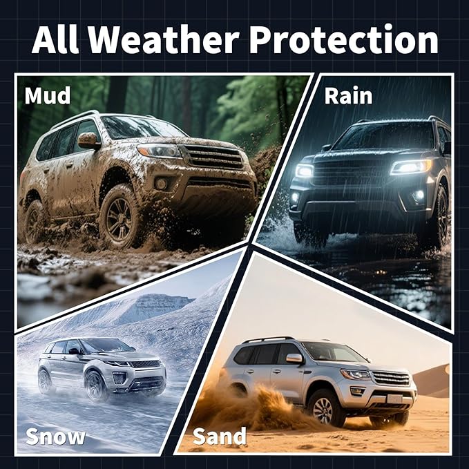 for BMW X1 Floor Mats 2016 2017 2018 2019 2020 2021 2022, TPE All Weather Car Floor Mat Cargo Liner Anti-Slip Waterproof Accessories for BMW X1 2016-2022